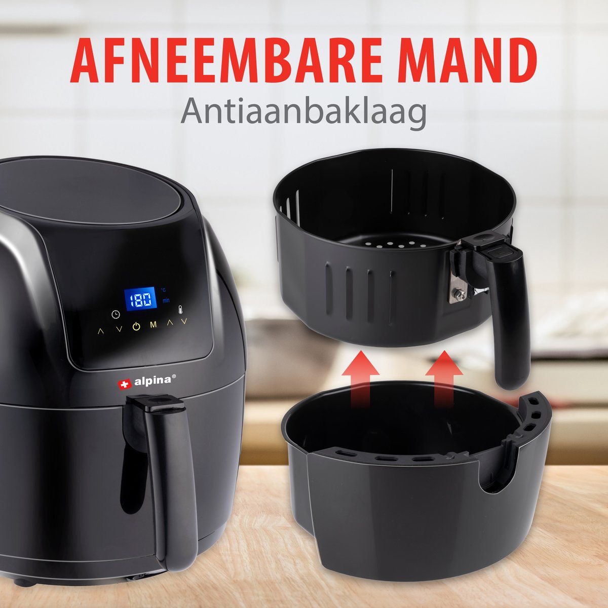 alpina Airfryer Digitaal 5L