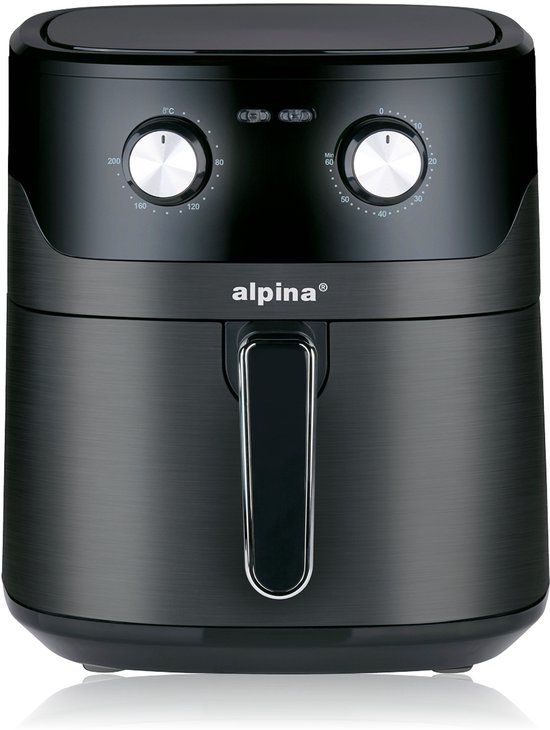 Alpina Airfryer XL 6L zwart