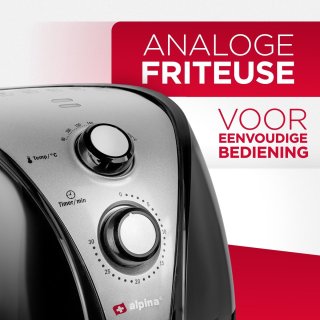 alpina Airfryer XL Heteluchtfriteuse 3.2L 1500W