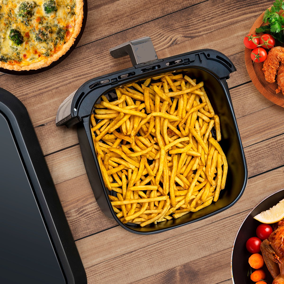 alpina Airfryer XXL 8L Zilver