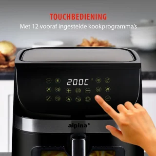 Alpina Airfryer XXL 9L Zwart