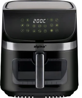 Alpina Airfryer XXL 9L Zwart