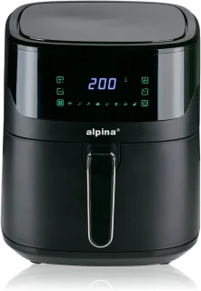 alpina Digitale Airfryer XL 6L Zwart