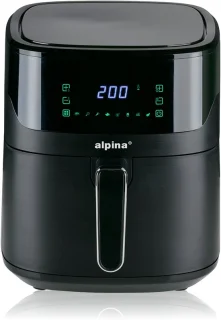 alpina Digitale Airfryer XL 6L Zwart