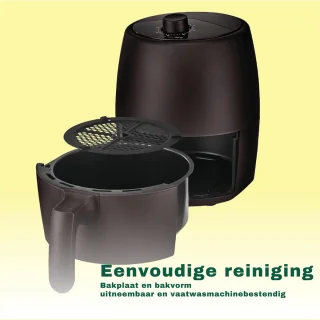 AMA® Mini Airfryer - Heteluchtfriteuse - Zwart