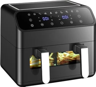 ApexArte heteluchtoven airfryer zwart