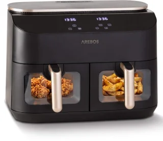 AREBOS dubbele heteluchtfriteuse 10L