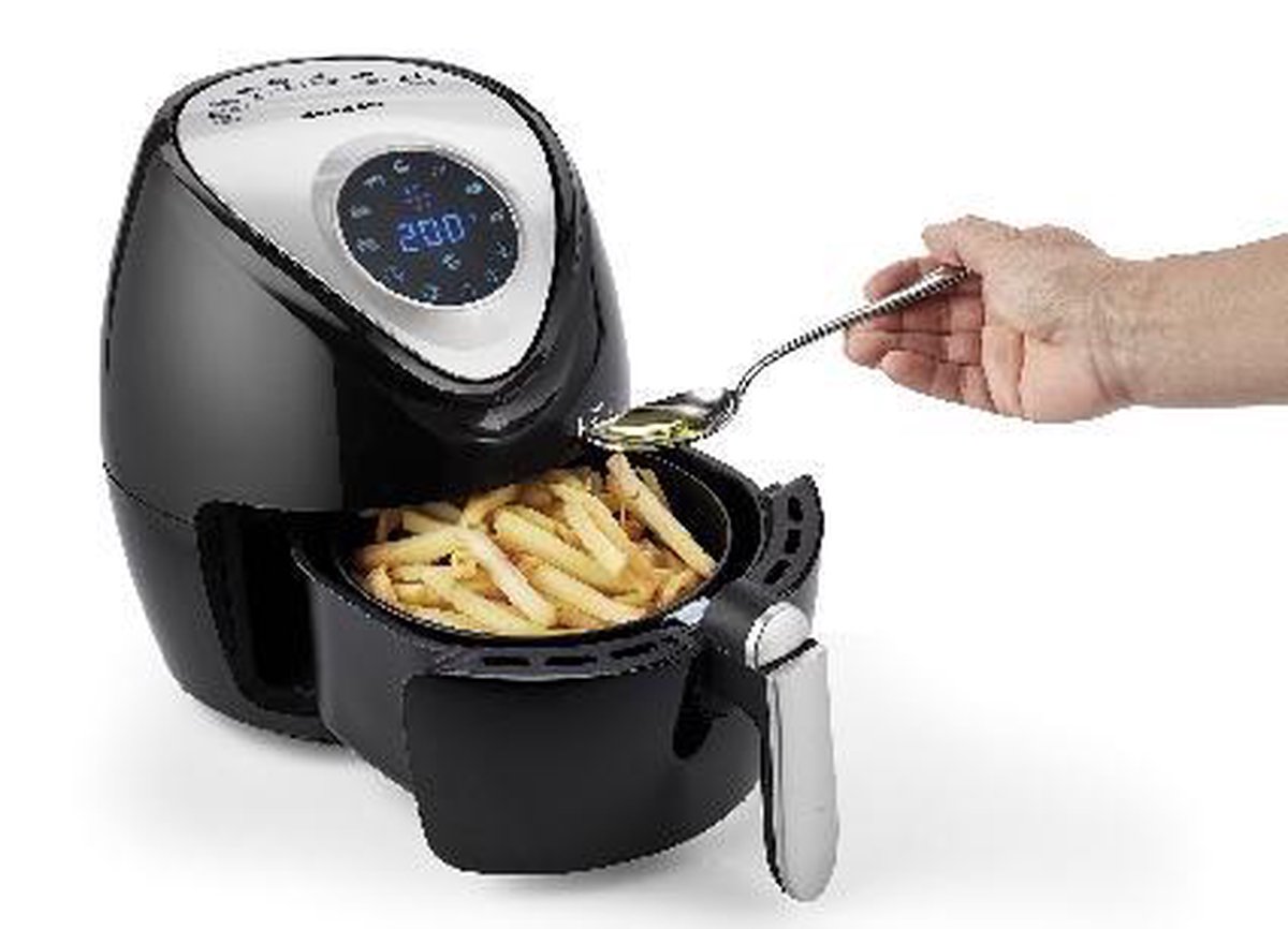 Ariete 4616/00 Heteluchtfriteuse 2,6L Vrijstaand Zwart Zilver