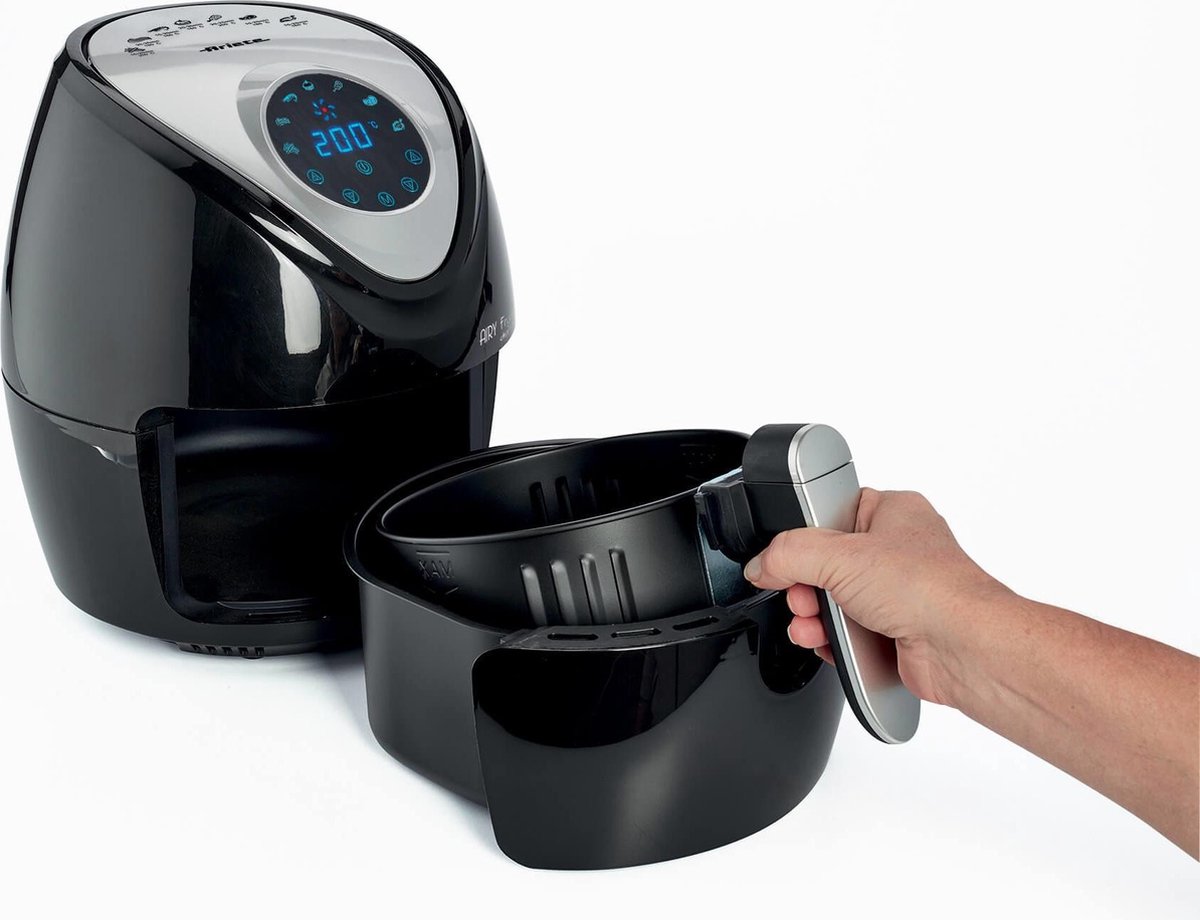 Ariete 4616/00 Heteluchtfriteuse 2,6L Vrijstaand Zwart Zilver