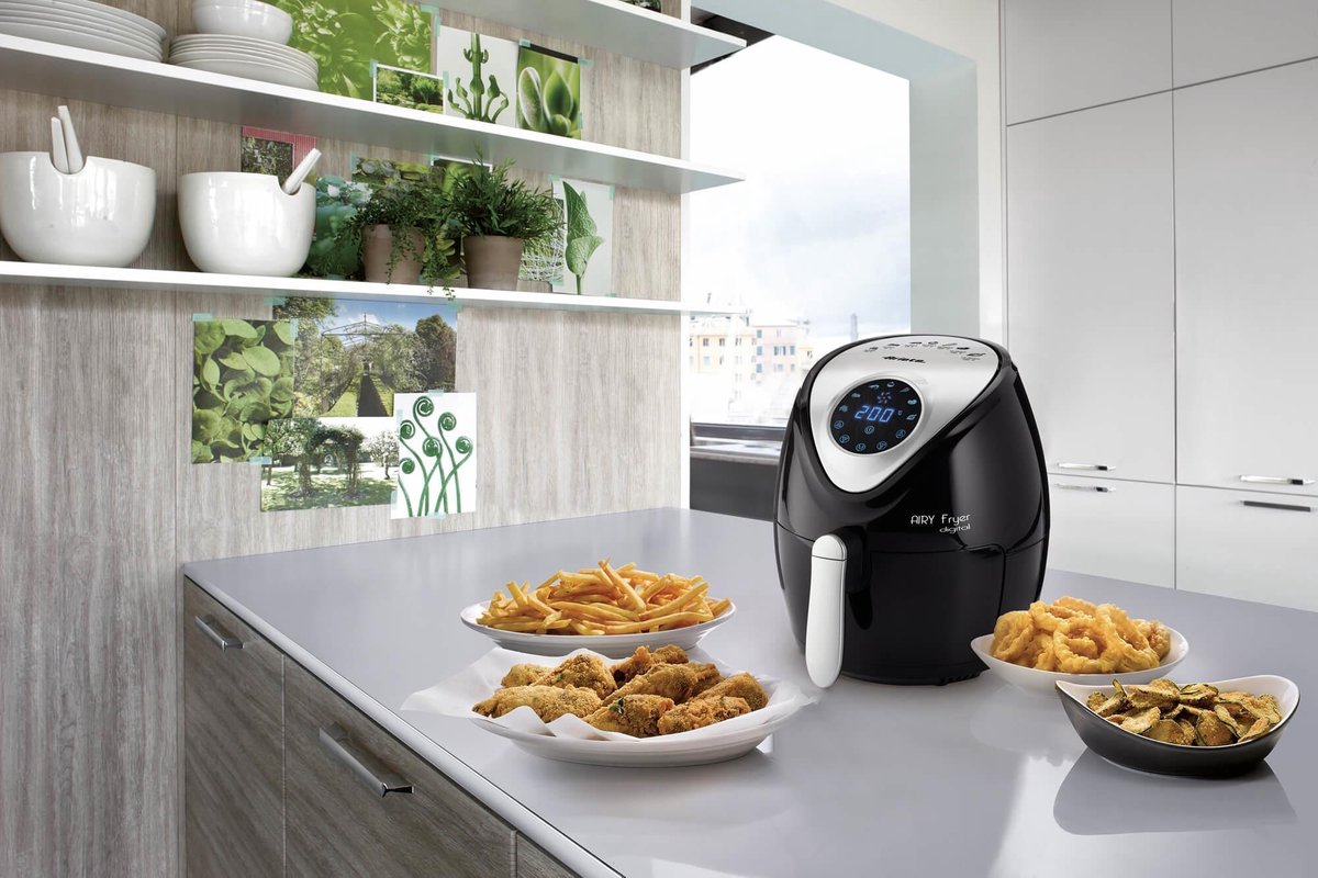 Ariete 4616/00 Heteluchtfriteuse 2,6L Vrijstaand Zwart Zilver
