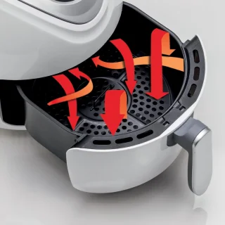Ariete 4616/03 Heteluchtfriteuse 2,6L Vrijstaand Zilver/Wit