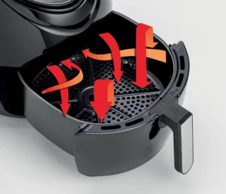 Ariete 4618/00 Airfryer XXL 5.5L Zwart
