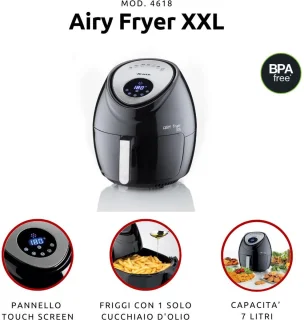 Ariete 4618/00 Airfryer XXL 5.5L Zwart