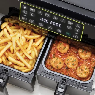 Ariete 4623 l Dubbele Airfryer XXL l 8 Liter