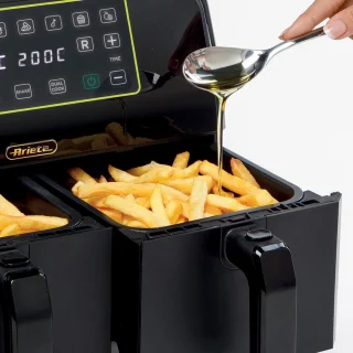 Ariete 4623 l Dubbele Airfryer XXL l 8 Liter