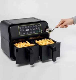 Ariete 4623 l Dubbele Airfryer XXL l 8 Liter