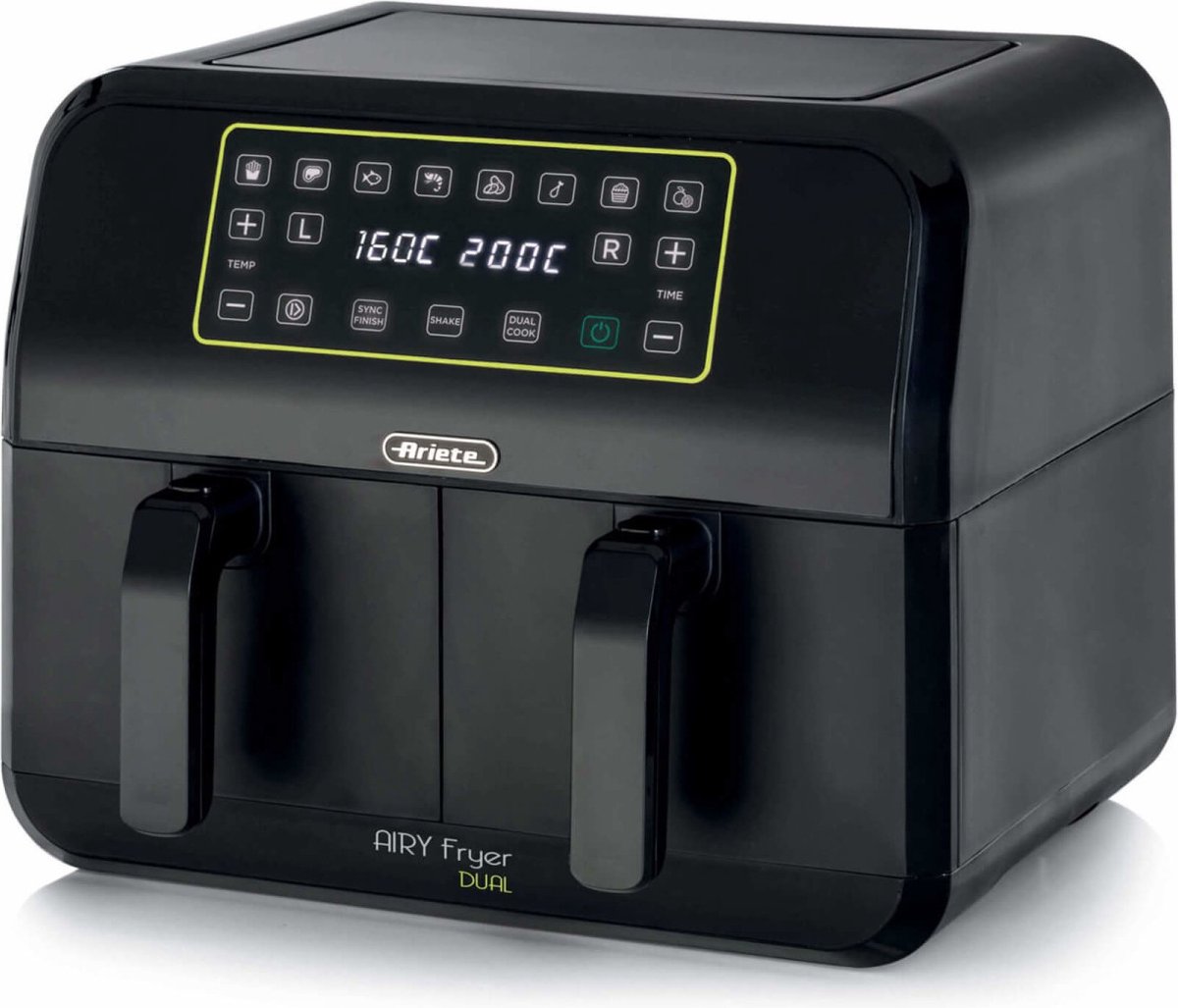 De Ariete 4623 l Dubbele Airfryer XXL l 8 Liter in één oogopslag