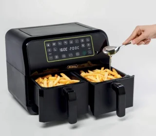 Ariete 4623 l Dubbele Airfryer XXL l 8 Liter