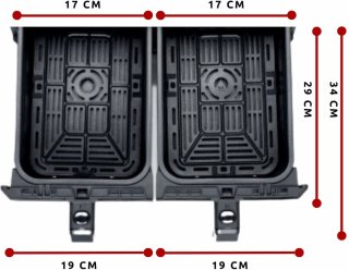Wat vinden we goed aan de Ariete 4624/00 Dubbel Heteluchtfriteuse