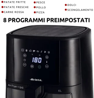 Ariete 4626/00 Air Fryer XXL 6L zwart
