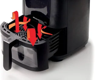 Ariete 4626/00 Air Fryer XXL 6L zwart