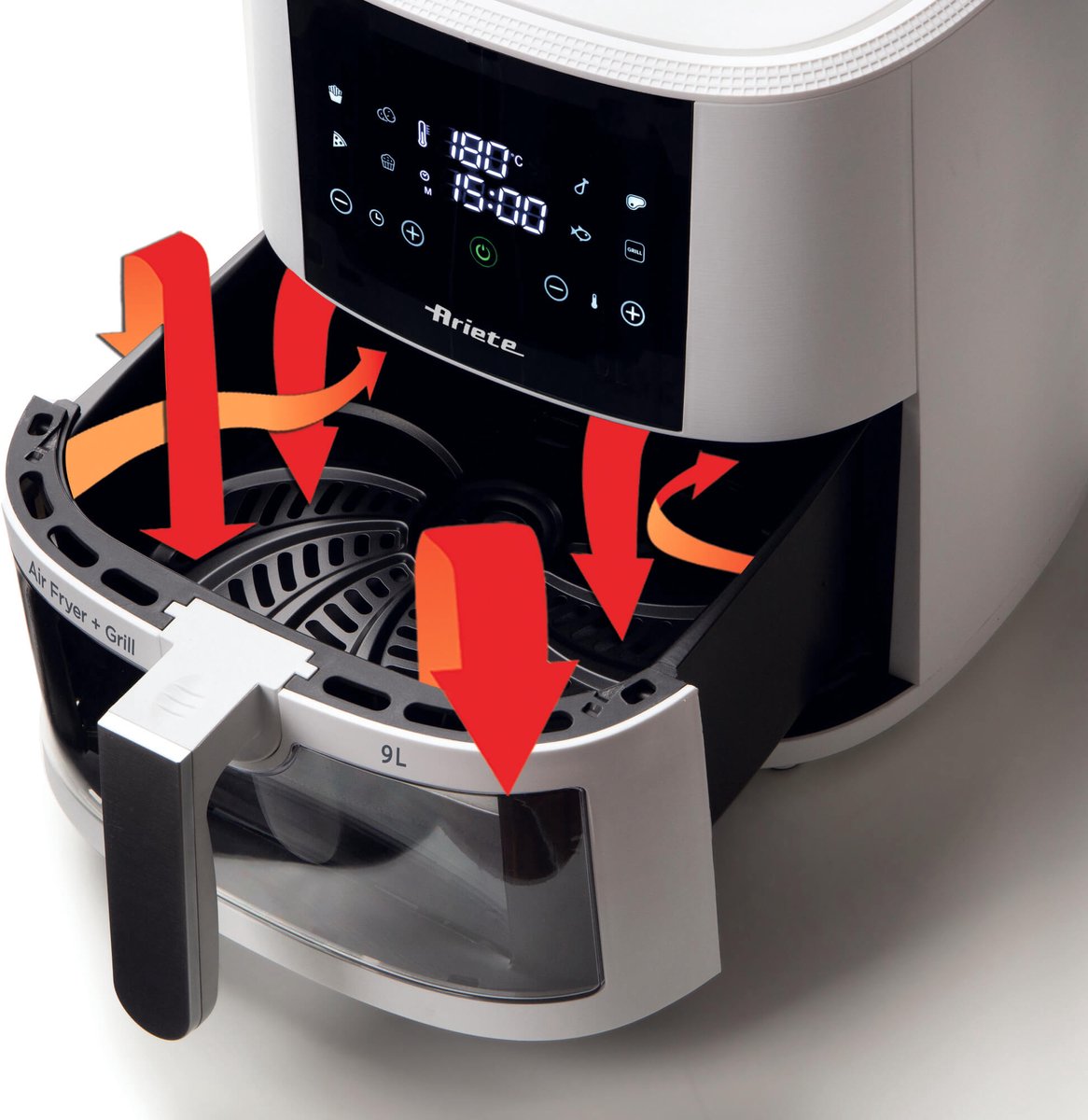 Ariete 4630 Airfryer 9L Wit