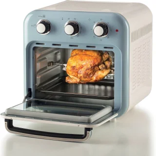 Ariete 4632/05 Vintage Airfryer Oven Blauw 16L