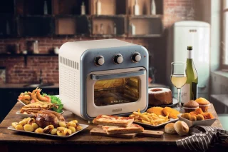 Ariete 4632/05 Vintage Airfryer Oven Blauw 16L