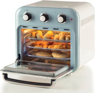 Ariete 4632/05 Vintage Airfryer Oven Blauw 16L