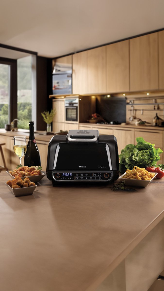 Ariete 4635/00 Airfryer XXL 8L Zwart