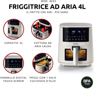 Ariete Airfryer 4633 4L Wit