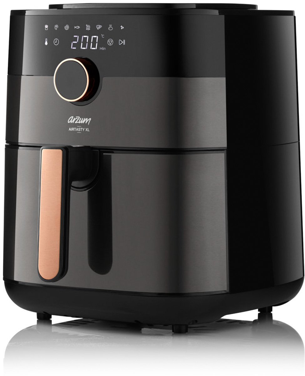 Wat vinden we goed aan de Arzum Airtasty XL AR2091-0400 Air Fryer Zwart/Koper