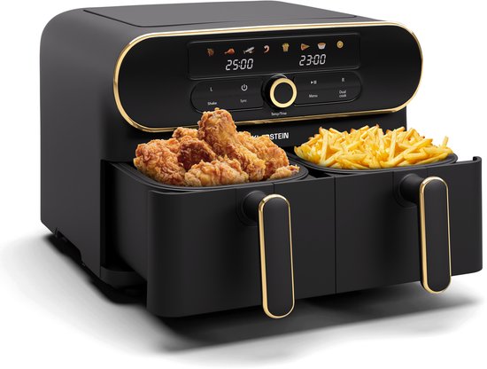 AuraAir Color Touch Heteluchtfriteuse 11L 2 Compartimenten