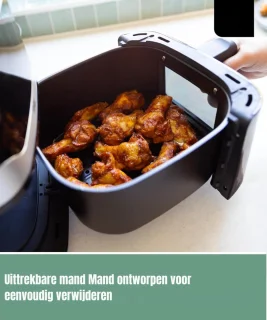 Wat vinden we goed aan de Aurixi® Mini Airfryer 5L Zwart