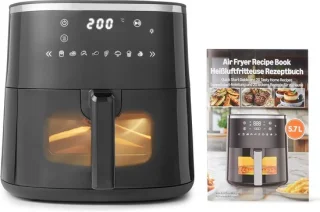 Basics 5,7L airfryer zwart