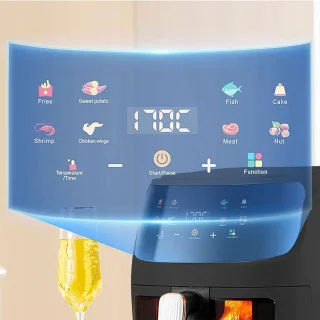 Bedee 8L Airfryer Zwart