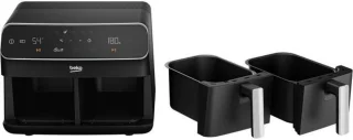 BEKO FRL5388B Heteluchtfriteuse 2x4,5L Zwart