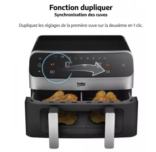 Beko FRL6488 Dubbel Heteluchtfriteuse