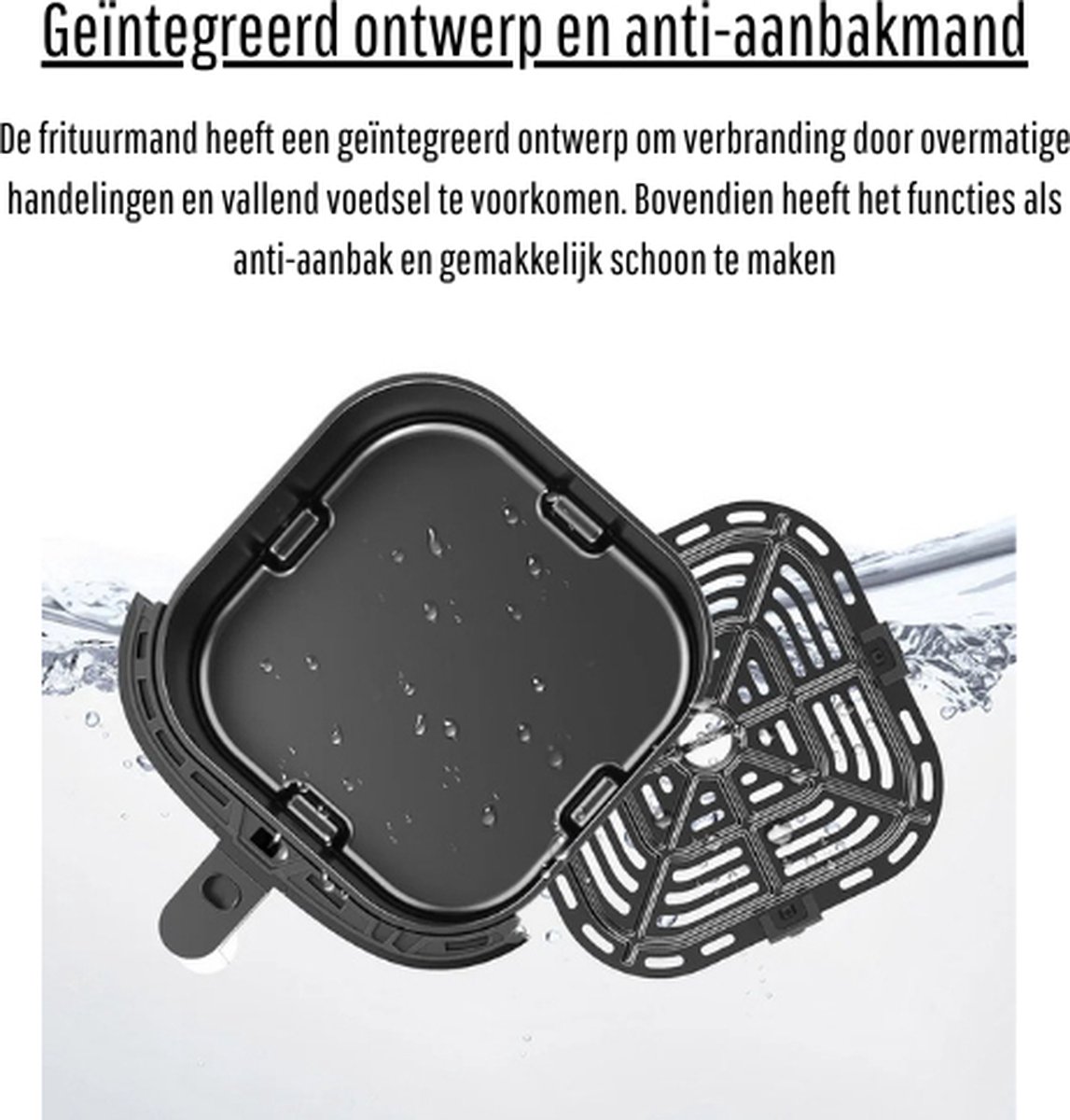 BellissiBo Airfryer 5L Heteluchtfriteuse