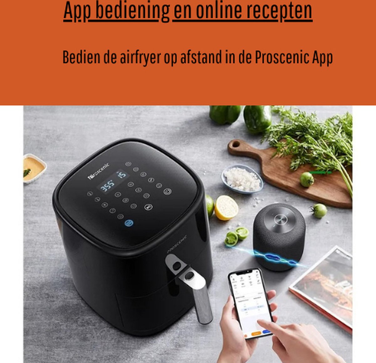 BellissiBo Airfryer 5L Heteluchtfriteuse