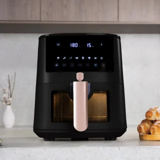 Berlinger Haus Airfryer XL 5L Zwart/Rose Goud