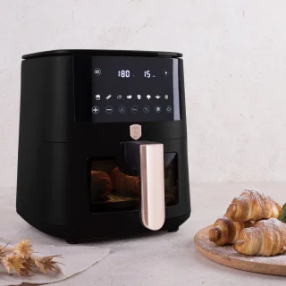 Berlinger Haus Airfryer XL 5L Zwart/Rose Goud