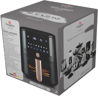 Berlinger Haus Airfryer XL 5L Zwart/Rose Goud
