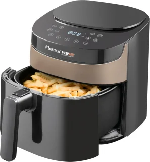 Bestron Airfryer digitale heteluchtfriteuse 4L Satin Collection beige