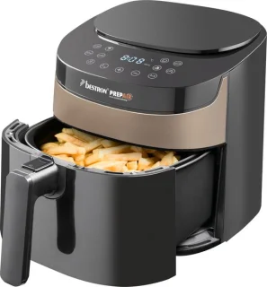 Bestron Airfryer digitale heteluchtfriteuse 4L Satin Collection beige