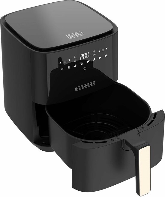 Black & Decker BXAF5000E Heteluchtfriteuse 5L 1450W Zwart