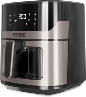 Black & Decker BXAF6500E Friteuse 6,5L Vrijstaand Zwart-Grijs