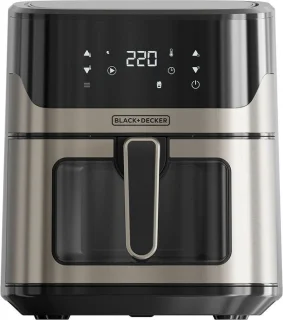 Black & Decker BXAF6500E Friteuse 6,5L Vrijstaand Zwart-Grijs