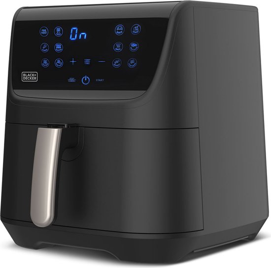 Black+Decker BXAF5500E — royale, gebruiksvriendelijke airfryer voor grotere gezinnen