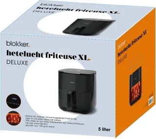 Blokker Airfryer XL 5L Zwart